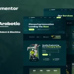 Arobotic - Industrial Robot & Machine Elementor Template Kit