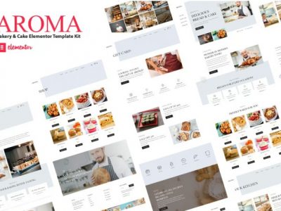 Aroma - Bakery & Cake Elementor Template Kit
