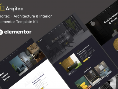 Arqitec - Architecture & Interior Elementor Template Kit