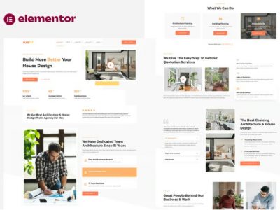 Arsiti - Architecture & House Design Agency Elementor Template Kit