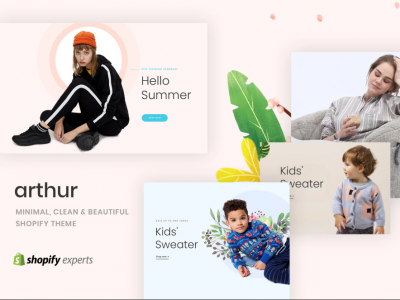 Arthur  Minimal, Clean & Beautiful Shopify Theme