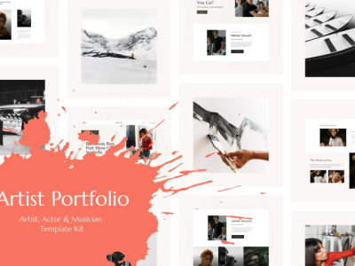 Artisio  Artist, Actor & Musician Elementor Template Kit