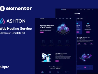 Ashton - Web hosting Elementor Template Kit