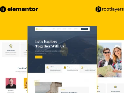 Atravel - Travel Agency Elementor Pro Full Site Template Kit