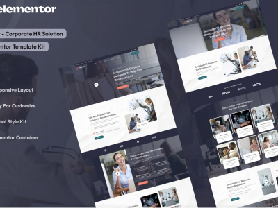 Auhar - Corporate HR Solutions Elementor Template Kit