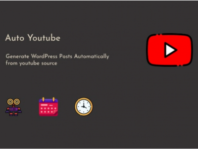 Auto Youtube - WordPress Youtube Video Scraper
