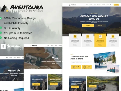 Aventoura - Travel & Tour Agency Elementor Template Kit
