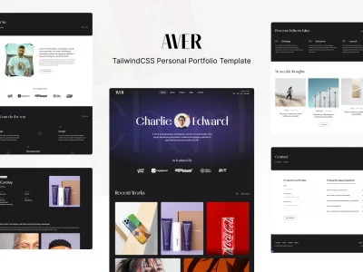 Aver - Personal Portfolio and Blog Template