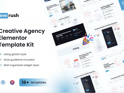 Averush - Digital Marketing & Creative Agency Elementor Template Kit