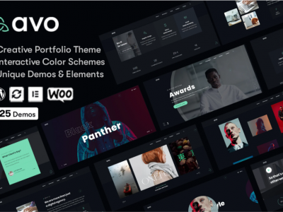 Avo - Creative Portfolio & Agency WordPress Theme