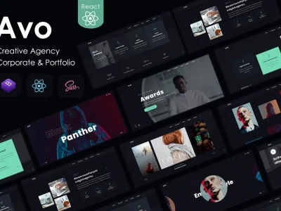 Avo - React Creative Agency & Showcase Portfolio