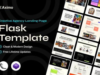 Aximo - Flask - Creative Agency Bootstrap Template