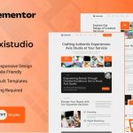 Axistudio - Branding & Creative Studio Elementor Template Kit