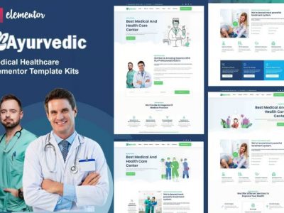 Ayurvedic - Medical Healthcare Elementor Template Kits