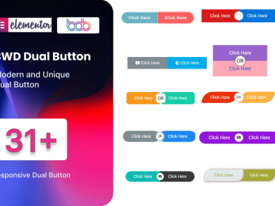 BWD Dual Button addon for elementor