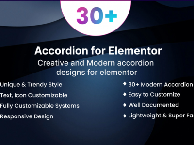 BWD accordion addon for elementor
