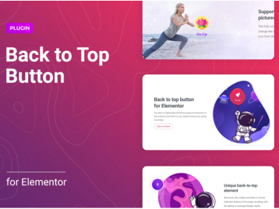 Back to Top Button for Elementor
