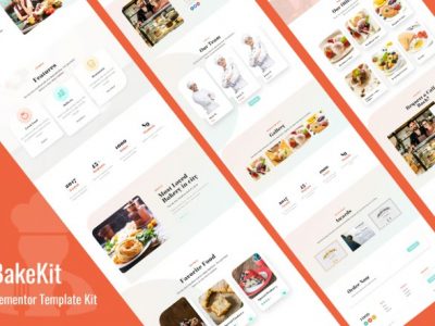 Bakekit - Food and Cake Elementor Template
