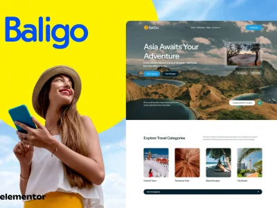 Baligo - Asian Travel Agency Elementor Kit Template