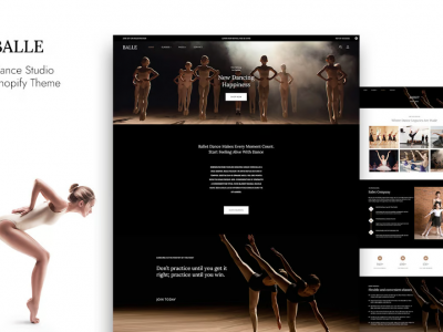 Balle - Course, Class & Dance Studio Shopify Theme