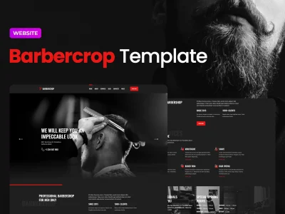 Barbershop Website Template