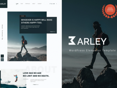 Barley - Blog & Magazine Elementor Template Kit