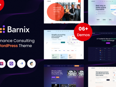 Barnix - Finance Consulting WordPress Theme