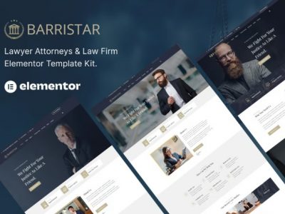 Barristar - Lawyer Attorney and Law Firm Template Kit