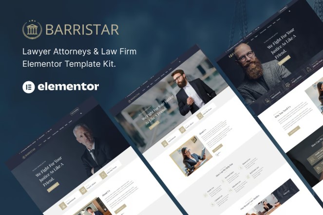 Barristar - Lawyer Attorney and Law Firm Template Kit