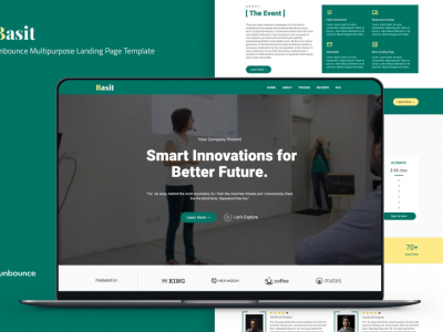 Basit — Unbounce Multipurpose Landing Page