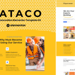 Bataco - Home Renovation & Construction Elementor Template Kit