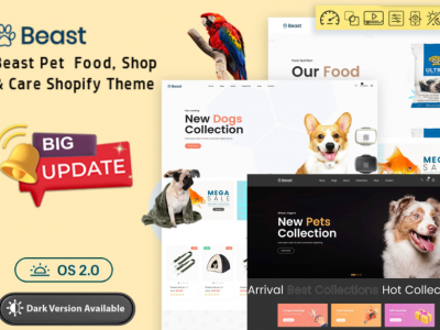 Beast - Pet Store eCommerce Shopify Theme OS 2.0