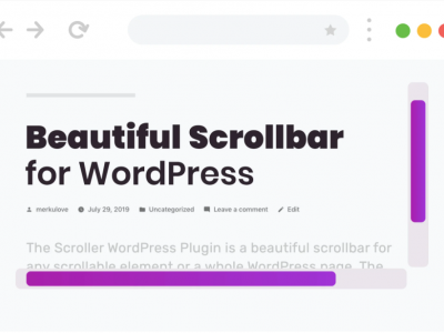 Beautiful Scrollbar for WordPress