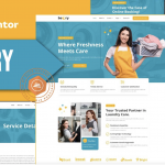 Bedry - Laundry Services Elementor Pro Template Kit
