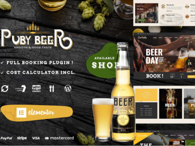 Beer & Brewery Pub Theme
