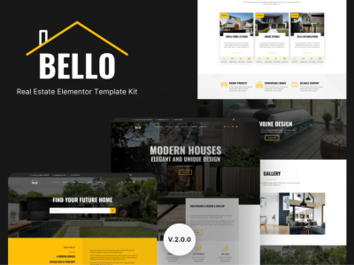 Bello - Real Estate Elementor Template Kit