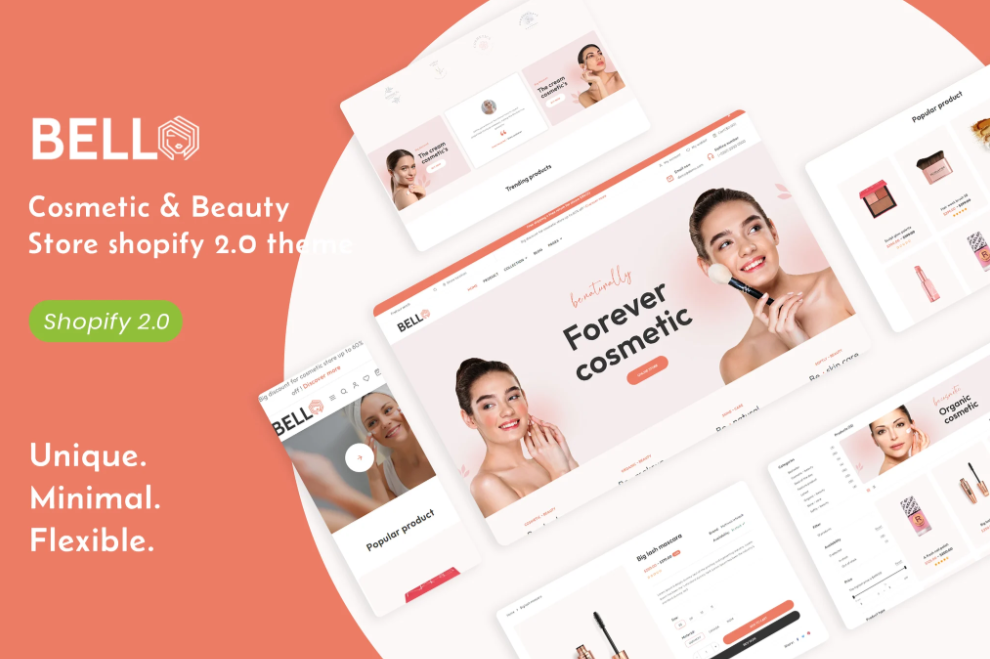 Bello - The Cosmetics & Beauty Responsive Shopify