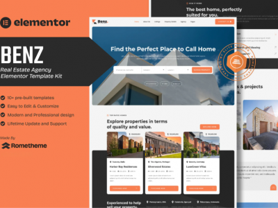 Benz - Real Estate Elementor Template Kit