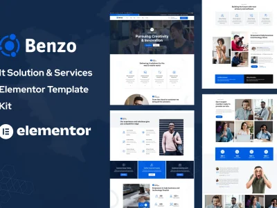 Benzo - It Solution & Services Elementor Template Kit
