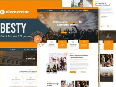 Besty - Event Planner & Organizer Elementor Template Kit