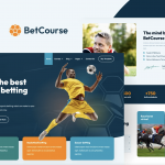 BetCourse - Sports Betting & Prediction Course Elementor Pro Template Kit