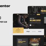 Billierd - Billiard School & Sport Club Elementor Template Kit