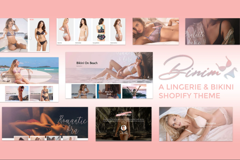 Binim - Lingerie & Bikini Responsive Shopify