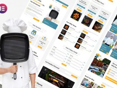 Bipang - BBQ & Grill Restaurant Elementor Template Kit
