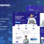 Biru - IT Services Elementor Pro Full Site Template Kit