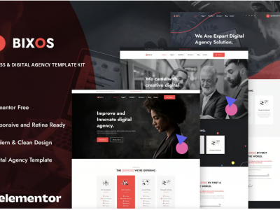Bixos - Business & Digital Agency Template Kit