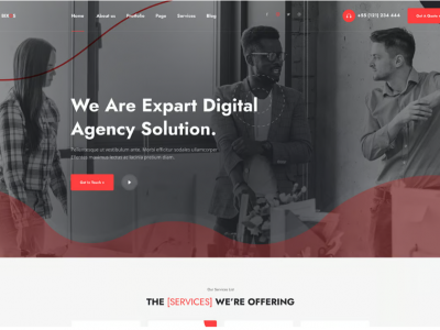 Bixos - Business & Digital Agency WordPress Theme