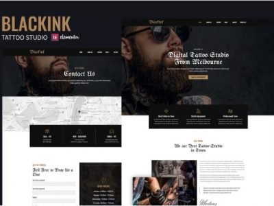 Blackink - Tattoo Studio Elementor Template Kit