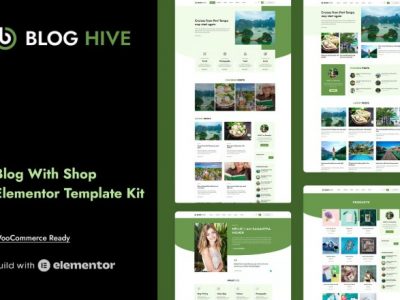 Blog Hive - Personal Blog Elementor Template Kit