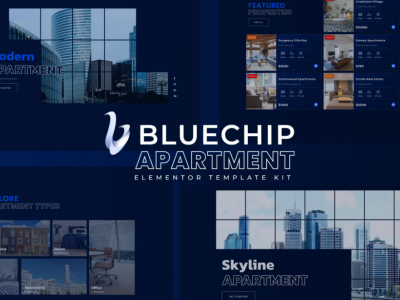 Bluechip - Apartment & Property Elementor Template Kit